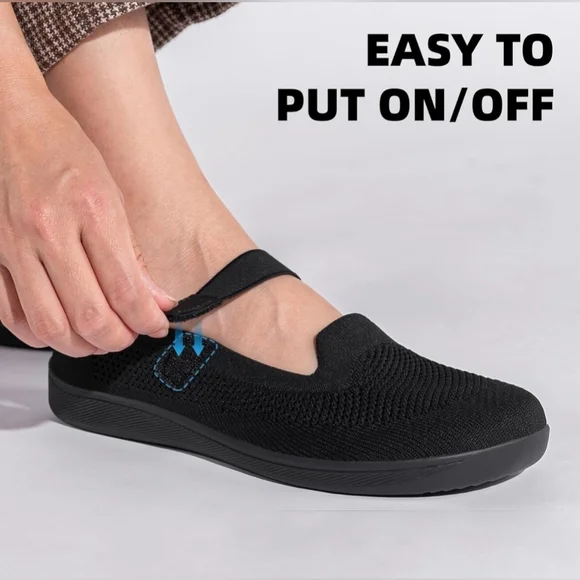 KEFUWU Wide Toe Orthopedic Walking Shoes | Size 9 (Fits 9.5) | Worn Once - Picture 6 of 10